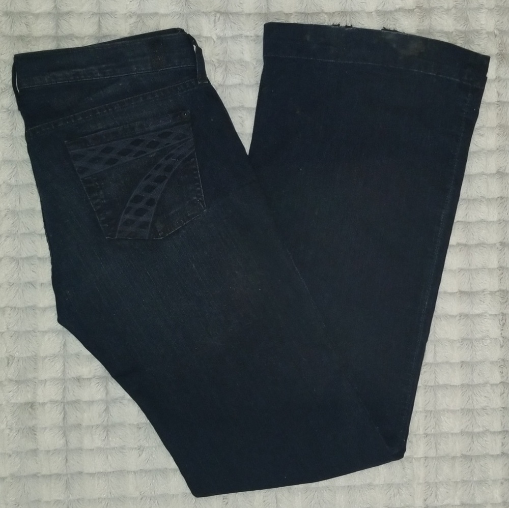 Women's 7 for all Man Kind Dojo Jean's Size 30